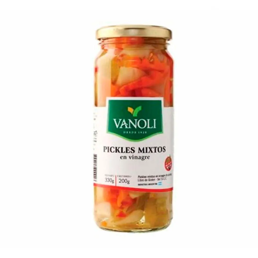 Pickles Mixtos Vanoli 330grs