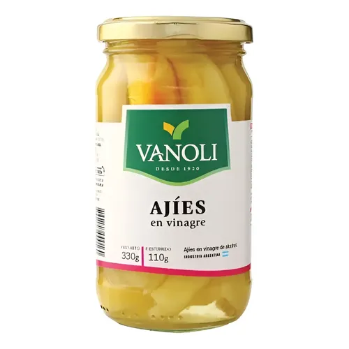 Ajíes despuntados Vanoli 110grs